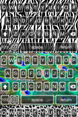 Zebra Color Keyboards HD screenshot 3