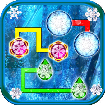 Frozen Free Connect: Simple Beautiful Game About Ice Snowflakes Connection LOGO-APP點子