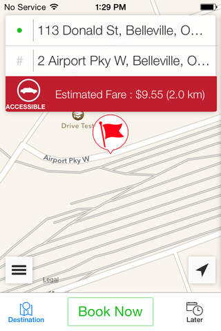 Central Taxi Belleville screenshot 4