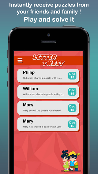 【免費遊戲App】Letter Twist-APP點子