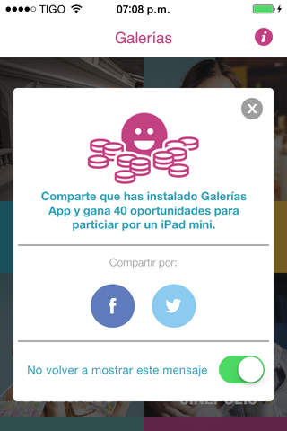 Galerías app screenshot 3