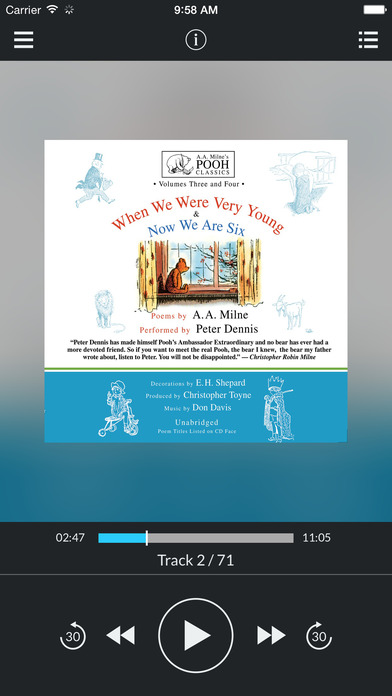 When We Were Very Young and Now We Are Six by A. A. Milne UNABRIDGED AUDIOBOOK