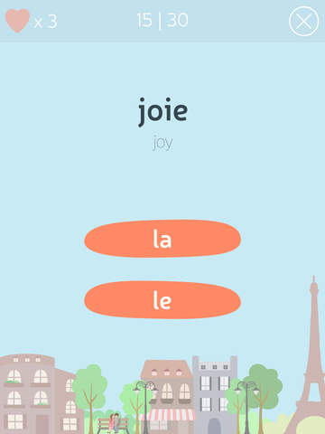 免費下載遊戲APP|Monsieur Article - Learn French articles & French vocabulary app開箱文|APP開箱王
