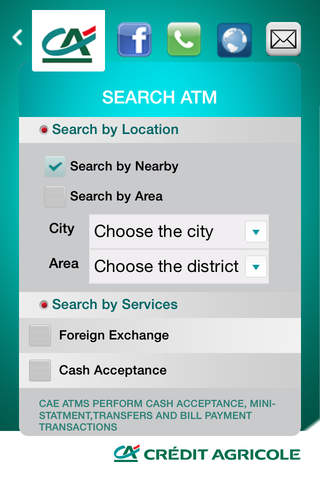 Crédit Agricole Egypt Mobile Application screenshot 4