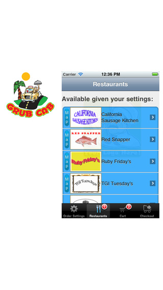 【免費娛樂App】GrubCab.com Restaurant Delivery & Catering-APP點子