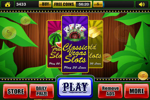 ''Amazing Classic Slots of Fruit Party Farm in Vegas - Hit & Win Jackpot Prize Gold Casino Coin Free screenshot 3