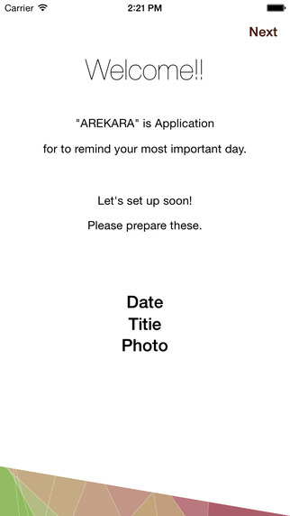 AREKARA : the reminder of your most important day