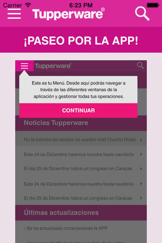 Tupperware Venezuela screenshot 2