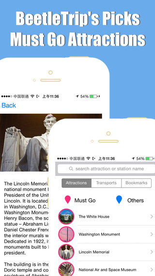 【免費交通運輸App】Washington D.C. travel guide and offline city map, BeetleTrip DC metro subway trip route planner advisor-APP點子