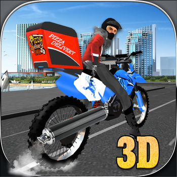 Pizza Delivery Bike Rider simulator 3D LOGO-APP點子