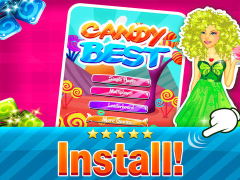 【免費遊戲App】Candy Best Match-3 - Puzzle adventure in juicy fruit land free-APP點子