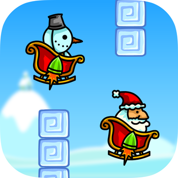 Christmas Race – Fun Flying Santa Claus Game LOGO-APP點子