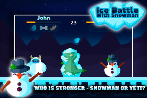 Ice Battle With Snowman PRO screenshot 2