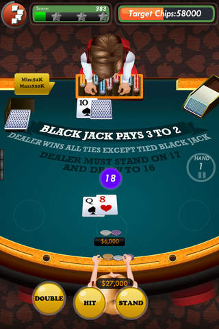 Casino Hero - World's first mission casino game for poker,slots,blackjack,video poker,wheel of fortune. screenshot 3