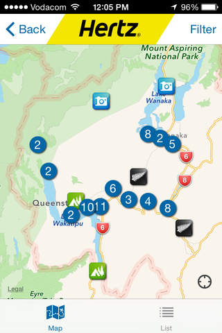 Hertz New Zealand Travel Guide screenshot 2