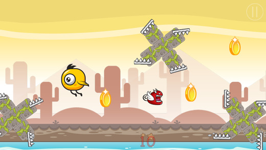 【免費遊戲App】Tiny Bird - The Bird With Devil Wings-APP點子