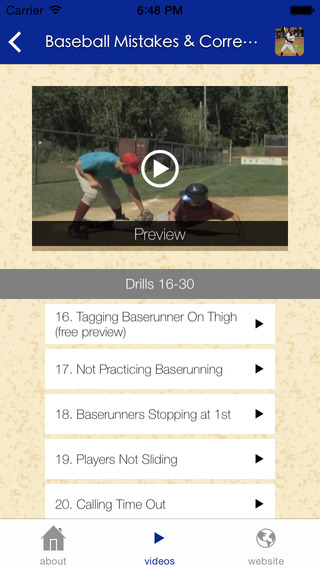 【免費運動App】Baseball Mistakes and Corrections-APP點子