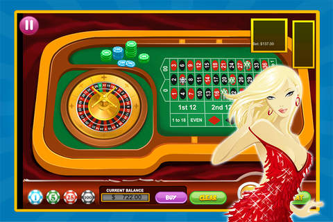 American luxurious Roulette Casino Betting Machine game Free screenshot 3