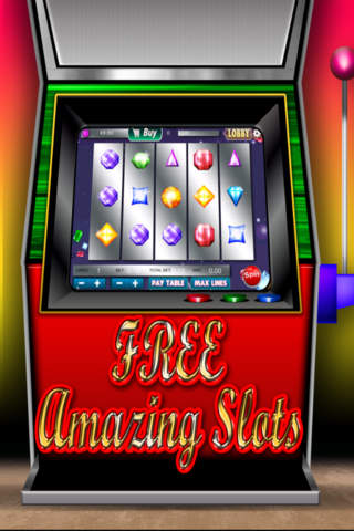 Jewel Diamond Heart Slot Machines - Double Down Deluxe Riches of Las Vegas HD screenshot 3