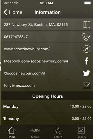 Scoozi Newbury screenshot 3