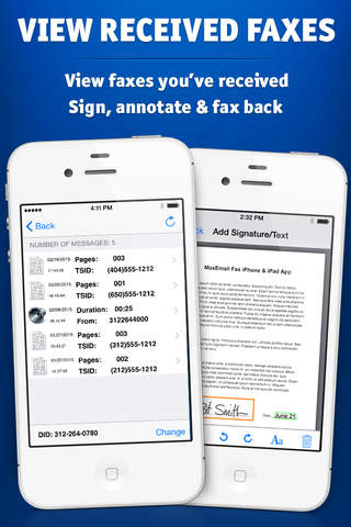 MaxEmail Fax - Scan, Sign, Send & Receive Faxes screenshot 4