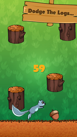 【免費遊戲App】Dodge The Logs!-APP點子