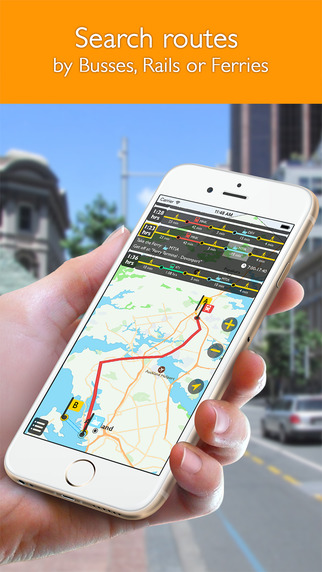 【免費交通運輸App】Auckland offline map with public transport route planner for my journey-APP點子