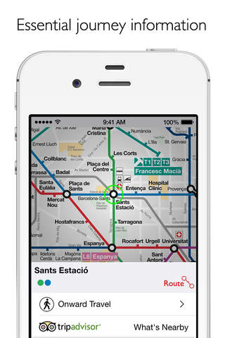 Barcelona Metro Map & Routing screenshot 2