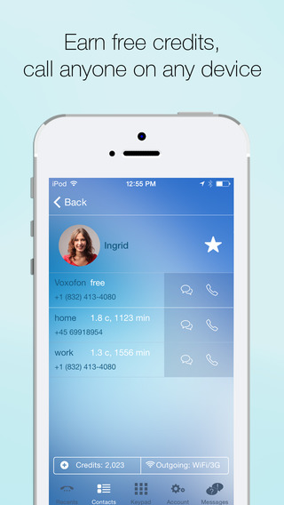 【免費社交App】Free Calling and Free Texting App, Cheap International Phone Calls and Messenger for iPhone, iPod and iPad by Voxofon-APP點子