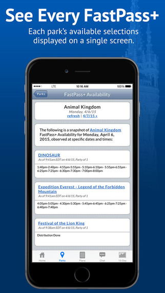 【免費旅遊App】Disney World Lines from TouringPlans.com-APP點子