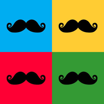 Bigote - Mustache your face! Tons of moustaches LOGO-APP點子