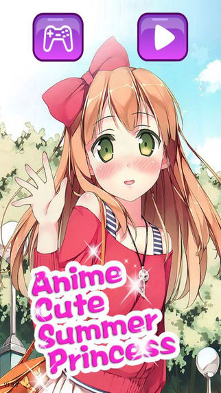 Anime Cute Summer Princess