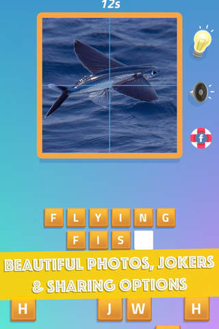 Guess the Animal Quiz - Free & Funny Word Puzzle Trivia Pics Science Spirit Zoo Game for Kids screenshot 3