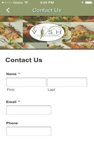 Catered by Vesh App screenshot 2
