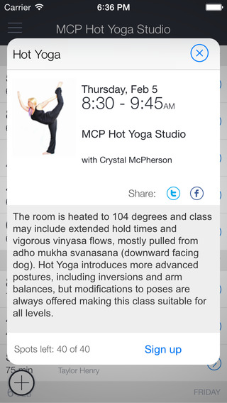 【免費健康App】McP Hot Yoga Studio, LLC-APP點子