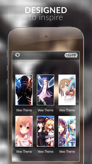Manga Anime Gallery : HD Retina Wallpaper Themes and Backgrounds in Sword Art Online Style
