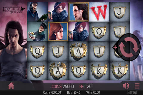 Dracula Spielautomat - Horror Casino Slots mit Graf Dracula von NetEnt & Universal Studios Spielautomaten screenshot 2