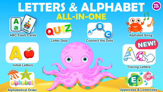 Letter Quiz: Alphabet Tracing Games and Flash Cards for Preschool and Kindergarten Kids by Abby Monk