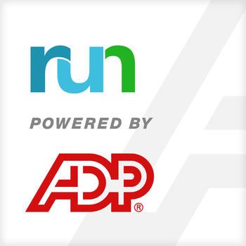 RUN Powered by ADP Mobile Payroll LOGO-APP點子