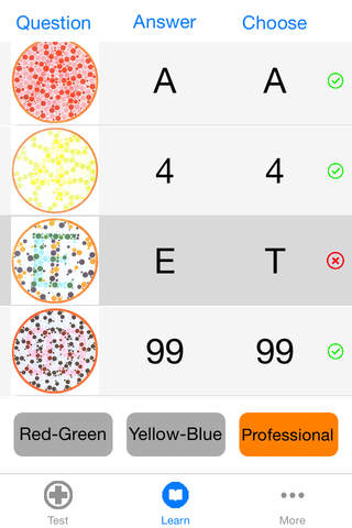 Color Blind Test Pro - Test And Learn screenshot 3