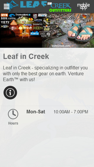 Leaf in Creek
