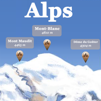 Alps Mountains LOGO-APP點子