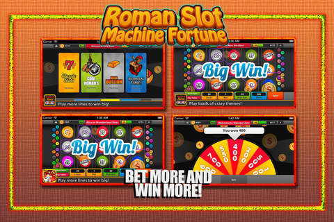 Roman Slot Machine Fortune - Progressive Pokies screenshot 4