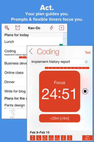Kan-Do: time and attention management screenshot 2