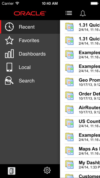 【免費商業App】Oracle Business Intelligence Mobile HD-APP點子