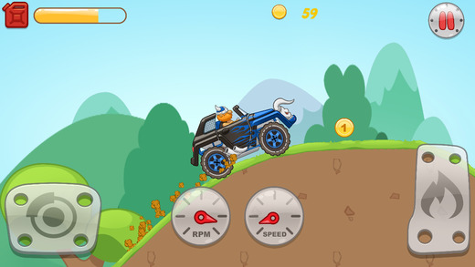 【免費遊戲App】Hill Racing - Crazy Rush-APP點子