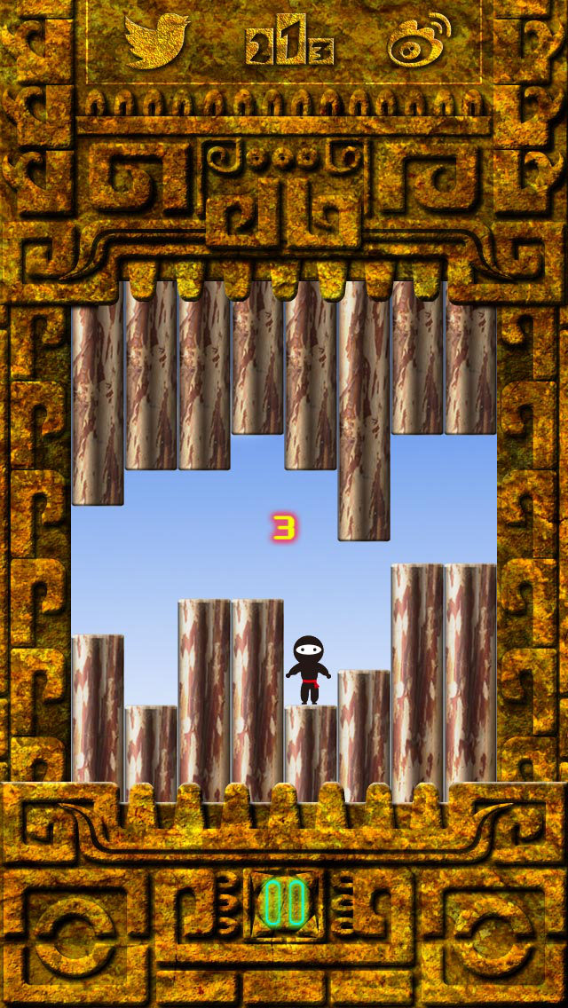 Gap Ninja Golden Edition Screenshot on iOS