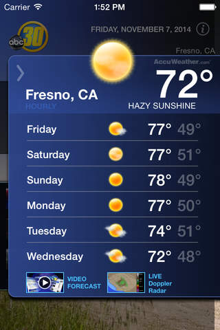ABC30 Fresno Alarm Clock screenshot 2