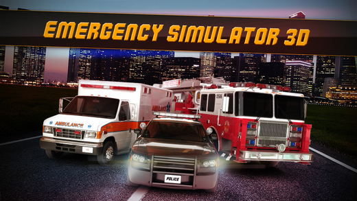 Emergency Simulator 3D - Real Driving and Parking Test Sim - Drive and Park Ambulance Fire Truck and