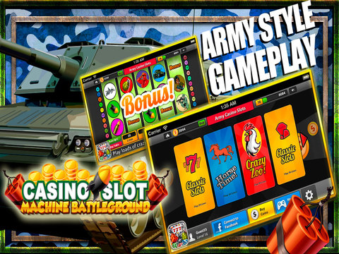 【免費遊戲App】Casino Slot Machine Battleground - Progressive Pokies-APP點子